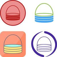 Unique Basket Icon Design vector