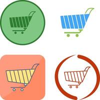 Unique Shopping Cart Icon Design vector