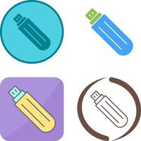 Unique USB Drive Icon Design vector