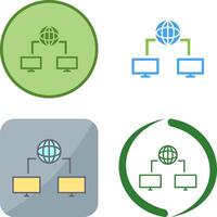 Unique Internet Connectivity Icon Design vector