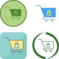 Unique Cart Icon Design vector