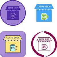 Coffee Shop Icon Design vector