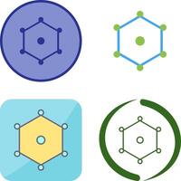 Unique Nodes Icon Design vector