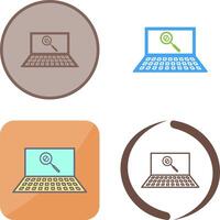 Unique Find on Internet Icon Design vector