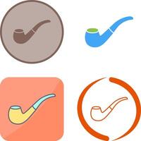 Smoking Pipe Icon Design vector