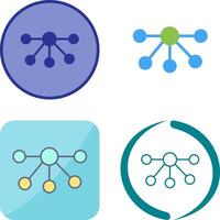 Nodes Icon Design vector