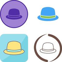 diseño de icono de sombrero vector