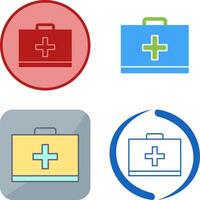 Unique First Aid Icon Design vector