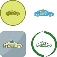 Police Car Icon Design vector