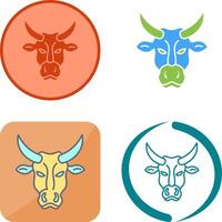 diseño de icono de vaca vector