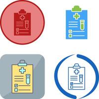 Medical Report Icon Design vector