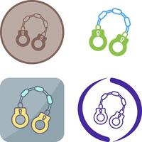 Handcuff Icon Design vector