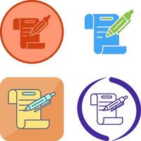 Contract Icon Design vector