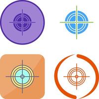 Unique Target Icon Design vector