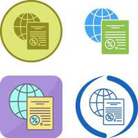 Global Icon Design vector