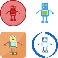 Unique Robot Icon Design vector
