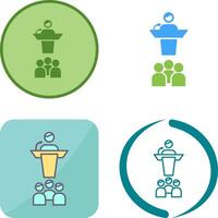 Seminar Icon Design vector