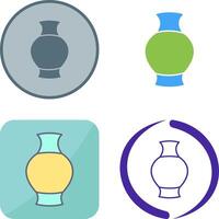 Antique Jar Icon Design vector