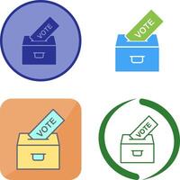 Casting Vote Icon Design vector