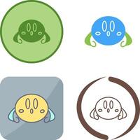 Unique Game Character Icon Design vector