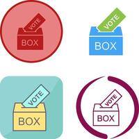 Giing Vote Icon Design vector