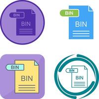 BIN Icon Design vector