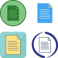 Sheet Icon Design vector