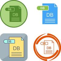 DB Icon Design vector