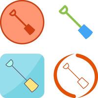 Hand Shovel Icon Design vector