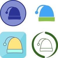 Christmas Cap Icon Design vector