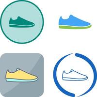 casual Zapatos icono diseño vector