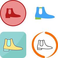 Men's Boots Icon Design vector