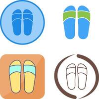 Slippers Icon Design vector