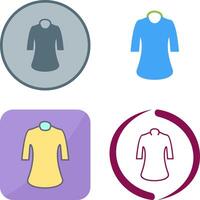 Ladies Shirt Icon Design vector