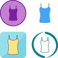 Ladies Vest Icon Design vector