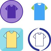 Plain T Shirt Icon Design vector