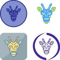 Giraffe Icon Design vector