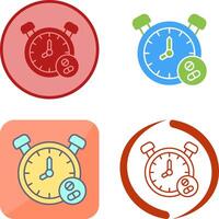 Clock Icon Design vector