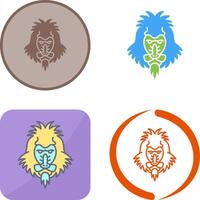 mandril icono diseño vector