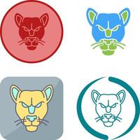 Black Panther Icon Design vector