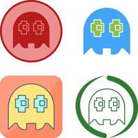 Unique Game Character Icon Design vector