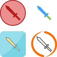 Unique Sword Icon Design vector