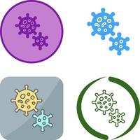 Virus Icon Design vector