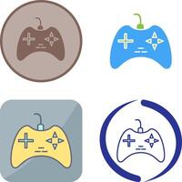 Unique Gaming Console Icon Design vector