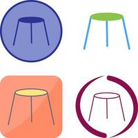 Unique Stool Icon Design vector