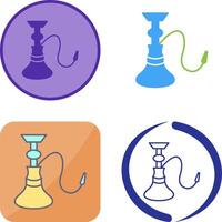 Unique Hookah Icon Design vector