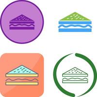 Unique Sandwich Icon Design vector