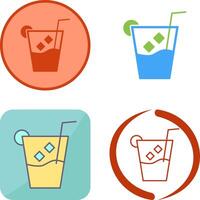 Unique Whiskey Sour Icon Design vector