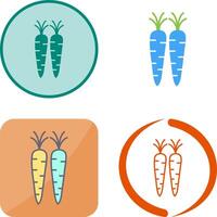 Carrots Icon Design vector