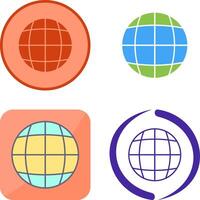 Globe Icon Design vector